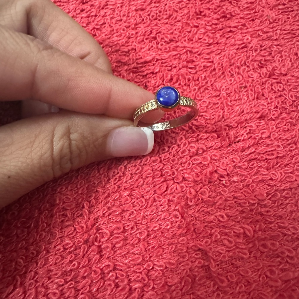 Anna Beck Medium Dumortierite Stacking Ring